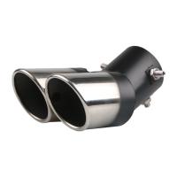 Puntas De Escape De Acero Inoxidable Para Coche Universal Modelo Doble Con Tubo De Eje Azul Accesorios De Muffler - details 9