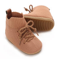 Zapatos De Bebé Recién Nacido Con Cordones Transpirables Primavera Otoño Antideslizantes Suela De Goma Casual Para Niñas Talla True - details 6