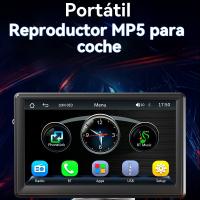 🎁【Detalles para Mamá】Con reproductor multimedia HD de 7 pulgadas para coche - GPS integrado, Bluetooth dual, control por voz, MP5, compatibilidad inalámbrica con CarPlay y pantalla táctil IPS - Apto para todos los vehículos. - details 3