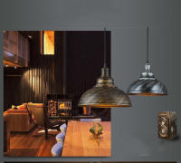 Lámpara Colgante Vintage Estilo Americano Paisajístico Industrial Para Decoración De Restaurantes Y Interiores Luz Creativa Retro - details 3