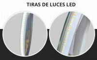 Marctani Espejo Baño Redondo con Luz LED Regulable en 3 Colores - Espejo de Pared ANTIVAHO con Ajuste de Brillo con Memoria e Interruptor Táctil - Espejos Inteligente Retroiluminado - details 11