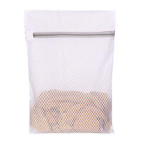 3pcs Bolsa De Lavar Ropa Con Cierre De Cremallera Y Malla De Poliéster Para Máquina De Lavar Prendas Coarse Red Wash Bag Bra Bag - details 2