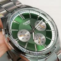 Reloj deportivo hombre Casio Enticer MTP-1375D-3A dial negro correa de acero resistente al agua 50m - details 6