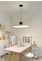 Lámpara Colgante Estilo Nórdico Crema Volcán Disco Para Restaurante Sala De Estar Dormitorio Lámpara De Noche Decorativa 20/30cm LED Fuente De Alimentación AC 220 V Moderna - details 7