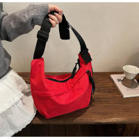 Bolso Transversal De Oxford Popular 2025 Para Mujer Y Hombre Color Sólido Con Cierre De Cremallera Bolso De Hombro Casual Para Estudiantes Y Commutadores - details 13