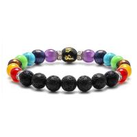Pulsera De Los 7 Chakras 2pcs Para Hombres Y Mujeres Con Tarjeta De Significado Joyería De Hecho Natural Para Yoga Y Healing Regalo - details 2