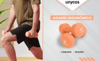UNYCOS Set de 2 Mancuernas Redondas 1-10Kg Pesas de Neopreno, Antideslizantes y Ergonomicas - details 1
