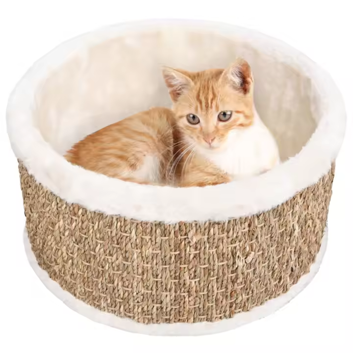 Cesta Redonda para Gatos 36 cm hierba marina - 1
