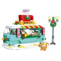 Bloques De Navidad 2024 Juguete Personalizado Para Familia Feliz Festival De Navidad Bloques De Construcción Pequeños Compatible Con Lego Material Plástico - details 5