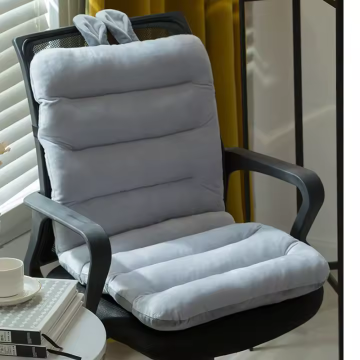 SOMY Cojín para silla - Cojín de respaldo solo para columpio de jardín - Cojín antisuciedad, duradero y cómodo (85x45 cm, gris) Cojín para silla - 1