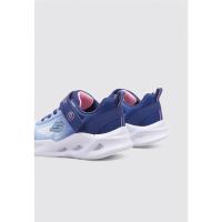 Skechers  S-LIGHTS: SOLA GLOW - OMBRE DELUXE Deportivas Planas Niña Azul - details 2