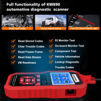 KONNWEI KW870 KW880 KW890 Analizador De Batería De Coche 12V Herramienta Diagnóstica 3 En 1 OBD2 Escáner Lector De Códigos Compatible Con Varios Modelos De Coche - details 4
