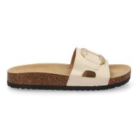 PuntoSalao Sandalias planas cómodas suela bio para mujer color beige VR5-1756 - details 1