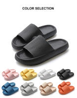 Pantuflas De Verano Para Hombre Y Mujer Con Plataforma Antideslizante Suela Suave Sandalias De Interior Moda Pantuflas De Invierno - details 1