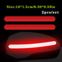 2pcs/set Almohadillas Reflectoras De Seguridad Para Coche Adhesivo Reflector Para Espejo Retrovisor Y Bandas De Seguridad - details 10