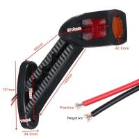 Luces Laterales LED Impermeables Para Remolques Y Camiones 24V Kit De 2 O 4 Piezas Luz De Marco Neón Indicadora De Señales - details 0