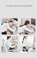 Cojín Portátil Pequeño De Memoria Para Oficina Comida Siesta Viaje Cervical Vertebra Almohada De Espuma 100% Algodón Con Funda De Seda Y Velocidad - details 8