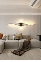 Lámpara De Pared Moderna Y Sencilla Para Cocina Y Sala De Estar Con Luz LED Decoración De Hogar Adecuada Para TV Y Dormitorio Iluminación Diaria - details 0
