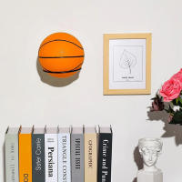 Estante Multifuncional Para Baloncesto Y Fútbol Soporte De Bola De Pared Decoración Para Sala De Estar Ahorro De Espacio - details 3