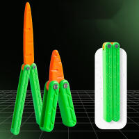 Nueva Juguete Antiestrés 3D Zanahoria Claw Fidget Torpeza Push Tarjeta Juguetes Lindo Tarro De Colores Alivio Del Estrés Para Niños Regalo - details 23