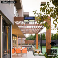 Lámpara Solar LED Para Decoración De Jardín Con 190 Luces Modos De Trabajo 4 IP65 Impermeable Sensor De Movimiento 5V ABS - details 4