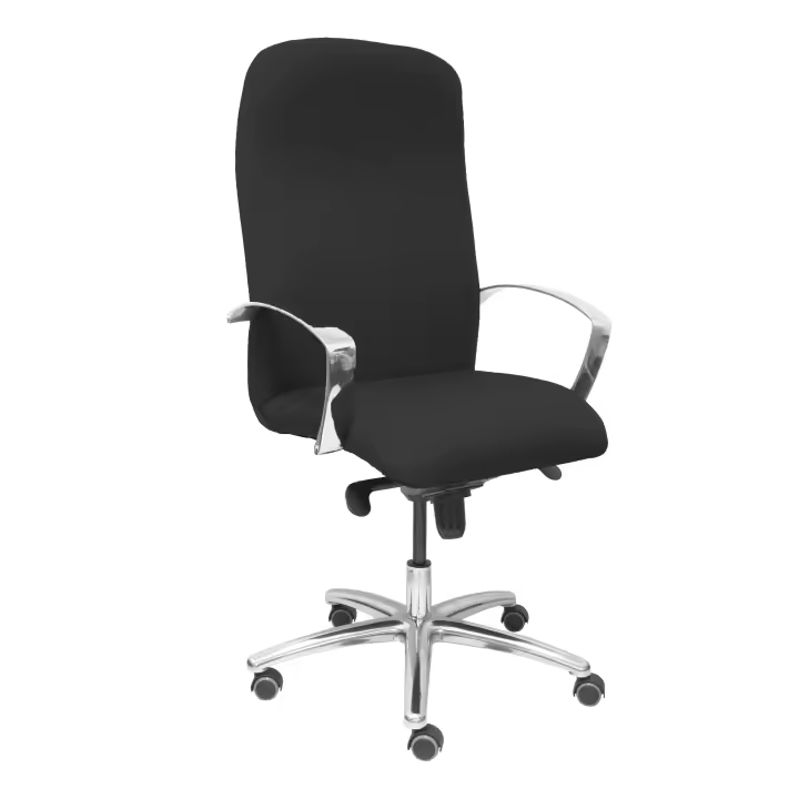 Sillón de Dirección Ergonómico Piqueras Y Crespo con Respaldo Alto y Tejido BALI Negro - 1