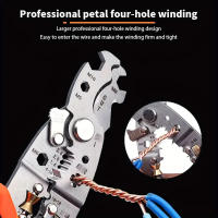 Tijeras Multifuncionales 8 En 1 Cortador De Cables Con Abertura Grande Herramienta De Corte Y Deshuesado De Acero Inoxidable Para Electrónica - details 4