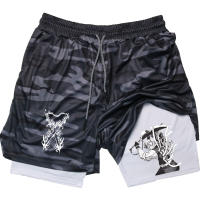 Shorts De Desempeño Para Hombre Con Estampado De Anime Demon Slayer Shorts De Verano Para Gimnasio Ejercicio Correr Y Salir - details 7