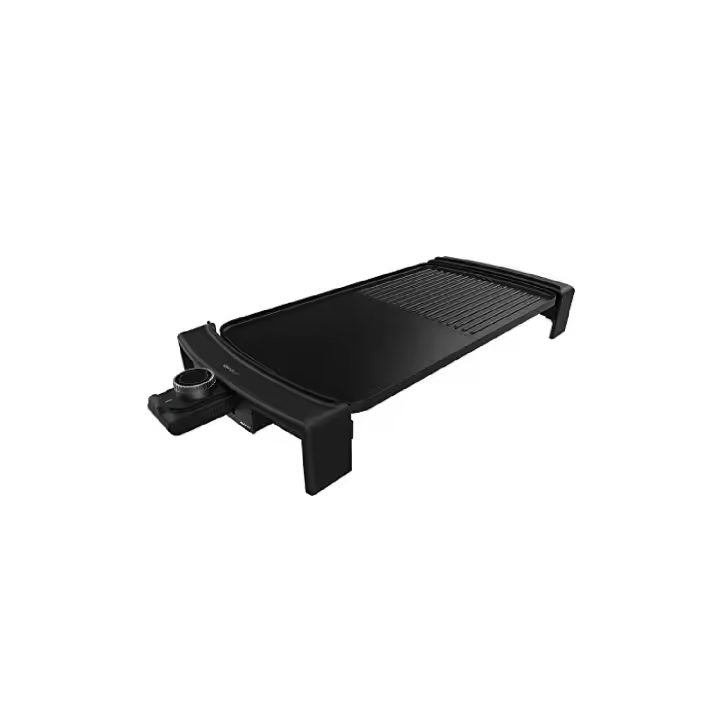 Cecotec 3191 Tasty&Grill 3000 BlackWater MixGrill. Plancha de Asar Eléctrica con 2600 W Revestimiento Antiadherente Superficie Mixta Termostato Regulable. - 1