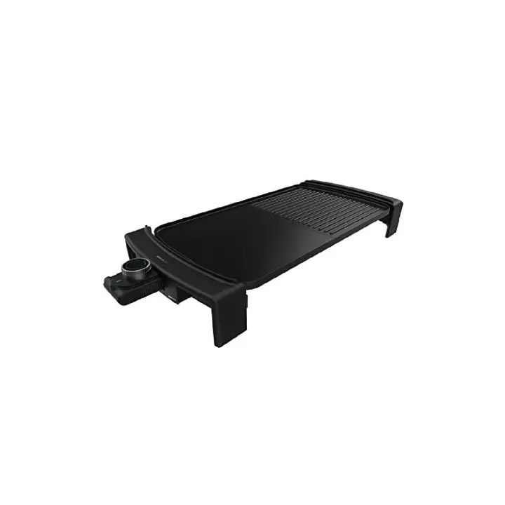 Cecotec 3191 Tasty&Grill 3000 BlackWater MixGrill. Plancha de Asar Eléctrica con 2600 W Revestimiento Antiadherente Superficie Mixta Termostato Regulable. - 1