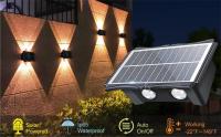 Lámpara De Pared Solar Exterior LED Impermeable Iluminación Moderna Para Jardín Balcones Decoración Luz De Escenario IP65 - details 2