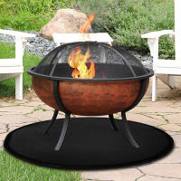 Alfombra De Barbecue Fireproof De Fibra De Vidrio Reutilizable Para Pared De Hogar Y Picnic Tamaño 36 Pulgadas Resistente Al Calor Y Al Fuego - details 5