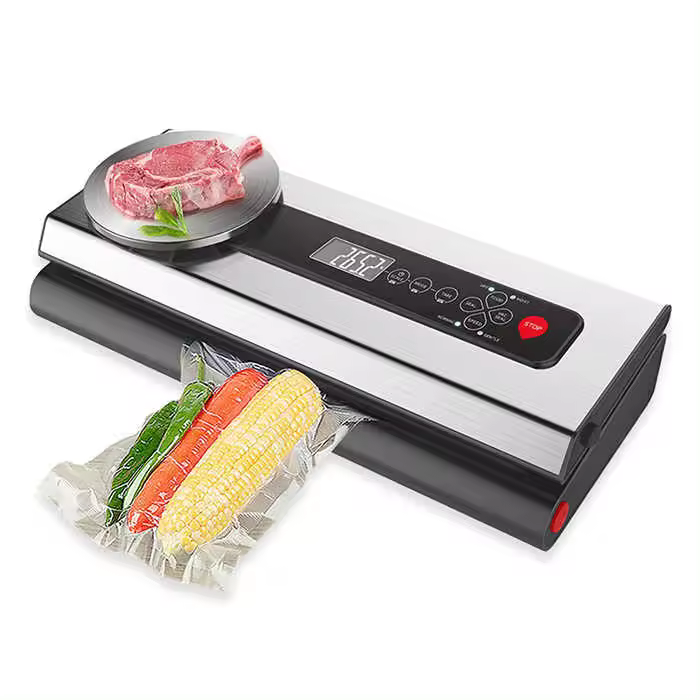 Máquina de sellado al vacío multifuncional para el hogar, máquina envasadora de conservación de alimentos para cocina, máquina de vacío - 1