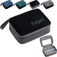 Caja Organizadora De Pastillas Semanal Para Viaje Porta Vitamina Y Suplemento Ecológico De Tela Rectangular 7-Días - details 11