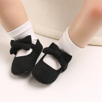 Zapatos De Bebé Para Niñas Nuevos Antideslizantes Con Lazo Suave Para El Primer Caminar De 0 a 18 Meses Zapatos De Princesa - details 25