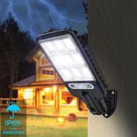 LED Solar street lamp Indoor Outdoor Waterproof Human Body Sensor Lamp Light with Remote Control Camping Garden Courtyard Linear Lighting - details 7