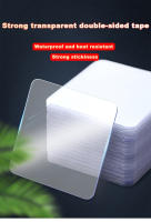10PCS Cintas Adhesivas Doble Cara Transparentes Para Manualidades Y Uso Doméstico Pegatinas Fijación Fuerte Cuadradas De 6x6cm - details 1