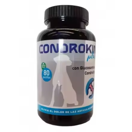 Condrokin Plus Protector de Articulaciones para Perros y Gatos (80 Pastillas) - 1