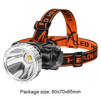 Linterna De Cabeza LED Potente Para Camping Y Pescalampara Táctica Recargable USB Con Ángulo De Haz De 360° Impermeable 300lm ABS Luz Blanca 5W 600mah 14500 - details 2