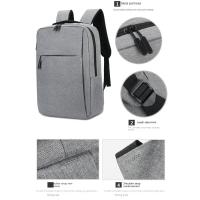 Mochila Versátil De 15.6 Pulgadas De Alta Calidad En Tela Oxford Negro Gris Rojo Azul Mochila De Negocios Para Hombre Y Mujer Bolsa De Computadora Lavable - details 2