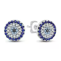 Pendientes De Aro De Plata 925 Para Mujer Con Zirconia Joyería De Moda Regalo Original Eardrop Pendientes Metálicos Tipo Aro - details 10