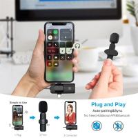 Micrófono Lavalier Inalámbrico 4 En 1 Para iPhone Y Android Con Entrada De 3.5mm Reducción De Ruido Profesional Para Radio Grabación En Vivo Y Conferencias - details 4
