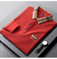 Camisa Polo De Lujo Para Hombre Con Bordado Estilo Casual Primavera Otoño Cuello Redondo Manga Larga Moda Negocios Paul - details 12