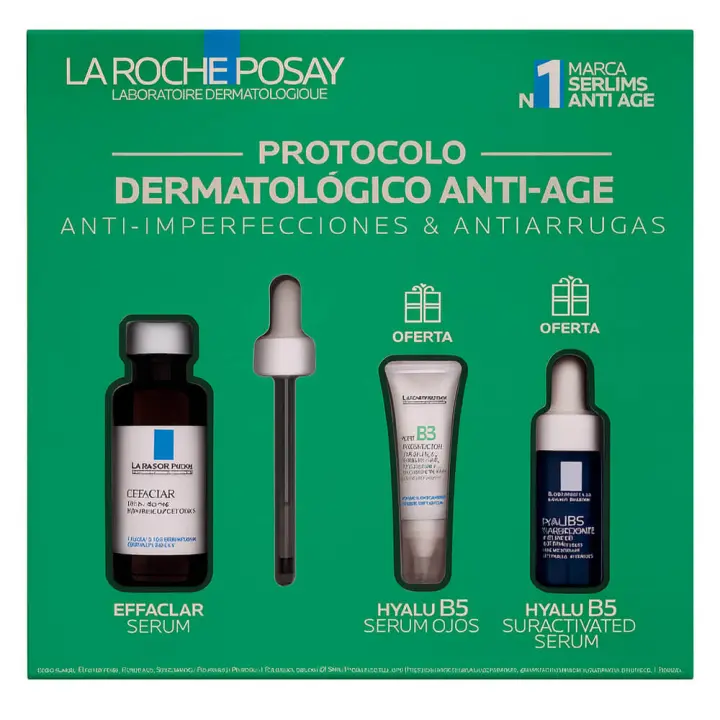 La Roche Posay Effaclar Sérum Ultra Concentrado 30 ml + Regalo Hyalu B5 Sérum Ojos 5 ml  Y Mela B5 Sérum 10 ml  Pack - 1