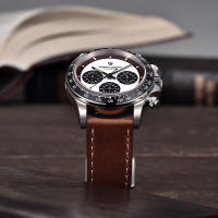 Reloj Deportivo Para Hombre PAGANI DESIGN V2 40MM Cuarzo Vidrio De Zafiro Luminoso Cronógrafo Acero Inoxidable Resistente Al Agua - details 3