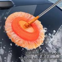 Set De Mopa Retráctil Para Techo Con 4 Cabezas De Mopa Para Pisos Y Ventanas Limpieza De Azulejos Y Vidrio Para Coche Y Pared - details 5