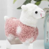 Juguete De Peluche Alpaca Lindo Para Niños Muñeco De Peluche Suave Decoración De Cumpleaños Regalo Para Niñas Y Niños Con Llavero Colgante - details 6