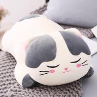 Almohada de Plush Grande con forma de Gato para Abrazar, Juguetes de Plush Super suave para gatitos, Regalos para niños, Niñas, Cama, Navidad, San Valentín, 23,6" - details 1