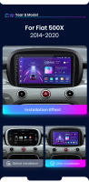 Junsun Radio Coche para Fiat 500X 2014 2015 2016 2017 2018 2019 2020 Inalámbrico CarPlay Android Auto AI Voice 2 din Pantalla Coche Android Auto Multimedia Navegación GPS Auto radio - details 2