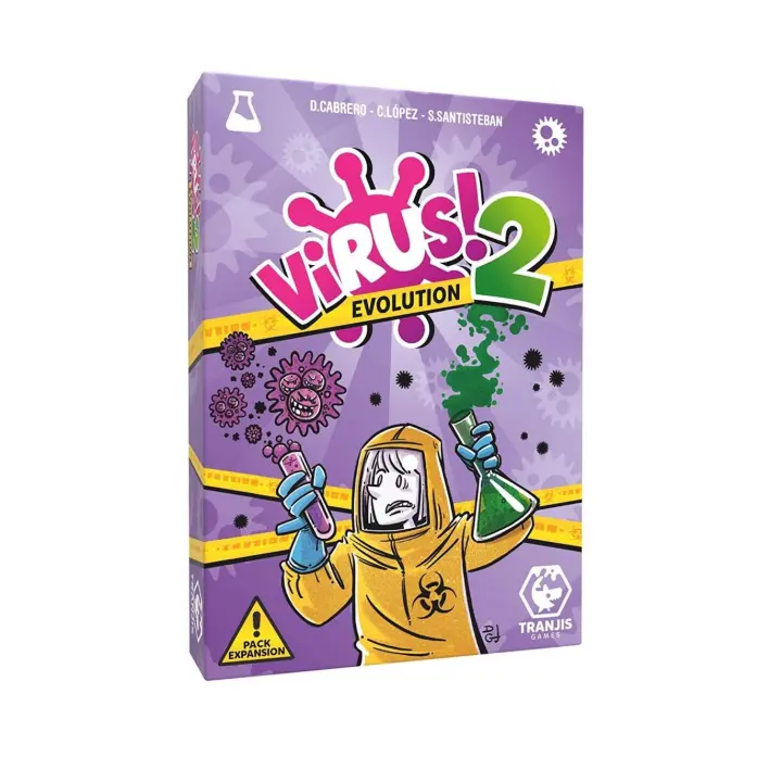 VIRUS 2 EVOLUTION, juego de cartas en Castellano editado por Tranjis Games - 1